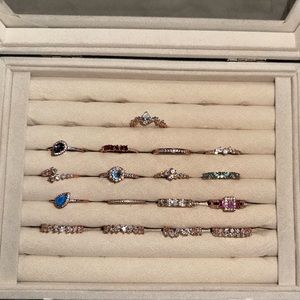 Size 11 Rose Gold Bomb Party Rings with case!